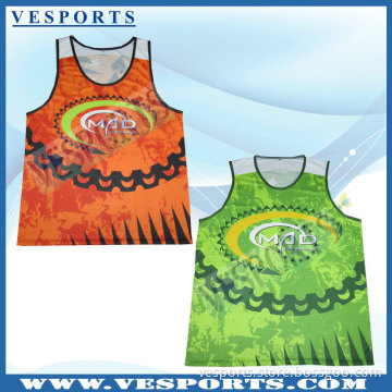 100% Polyester Sublimated Running Singlet